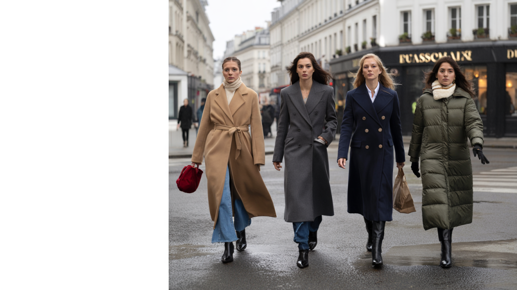 manteaux tendance hiver femme parisienne