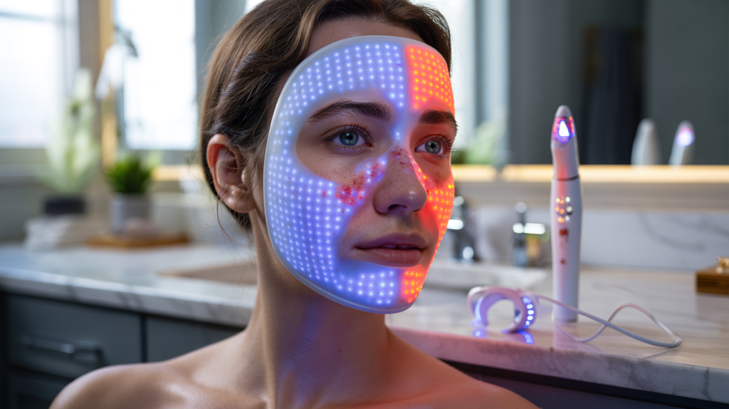 meilleur appareil LED acné