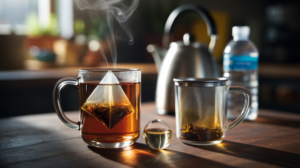 microplastiques dans le thé eau chaude