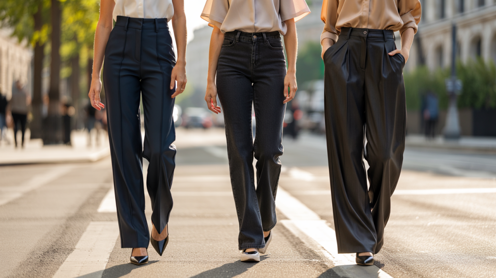 pantalon qui affine et rajeunit la silhouette
