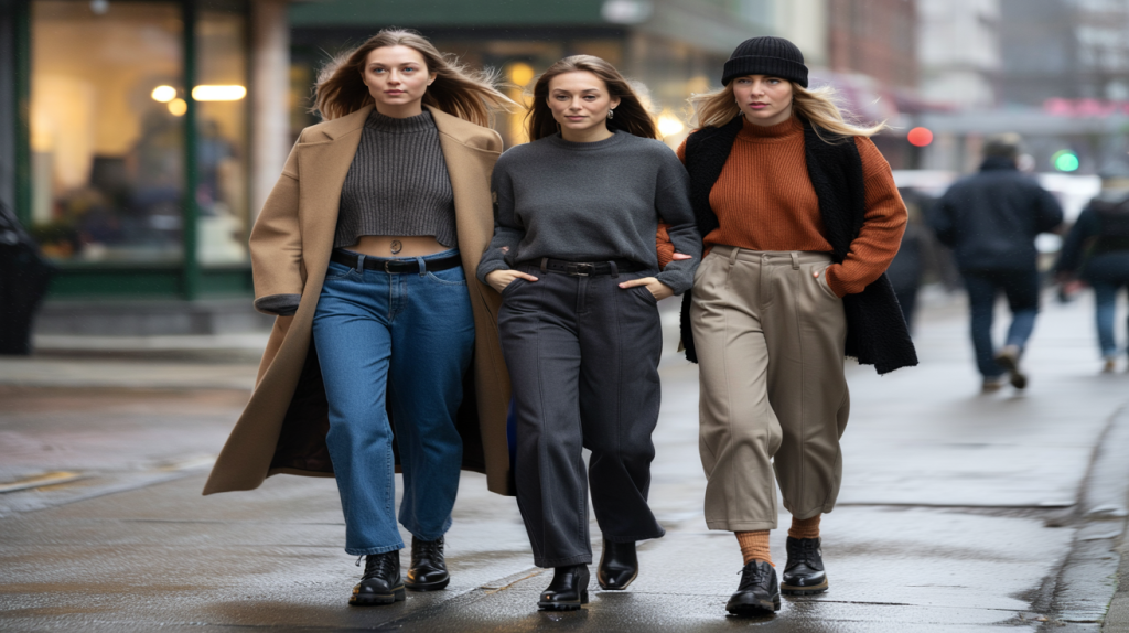 pantalons Y2K femme automne hiver