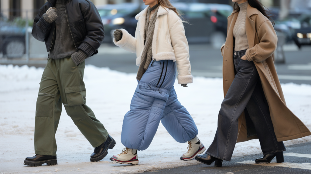 pantalons années 2000 tendance hiver