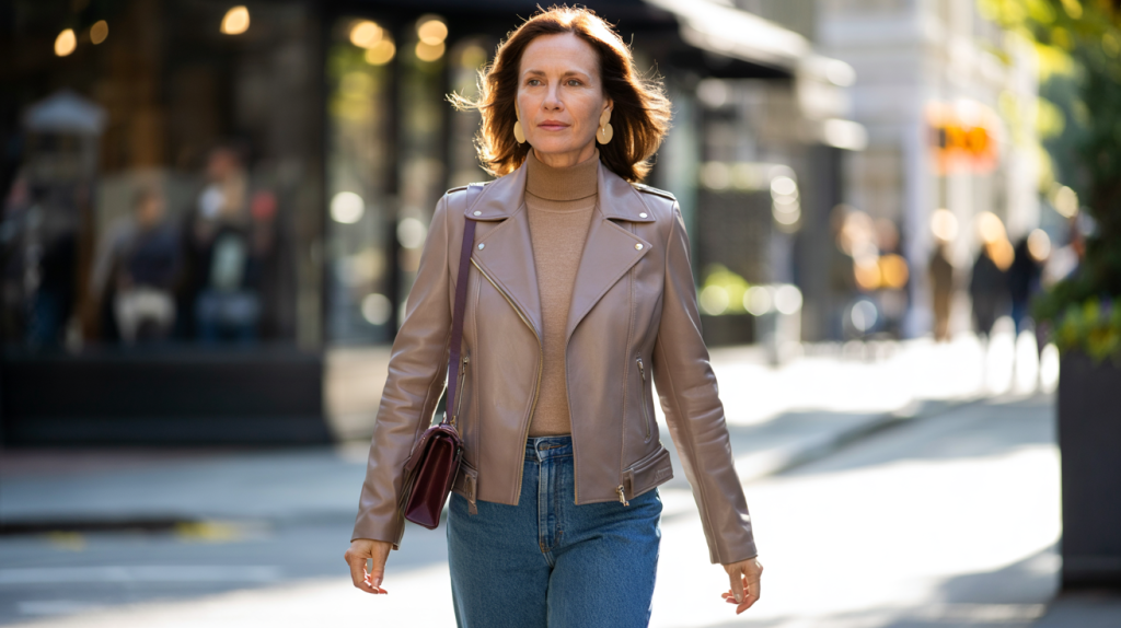 perfecto cuir femme après 40 ans