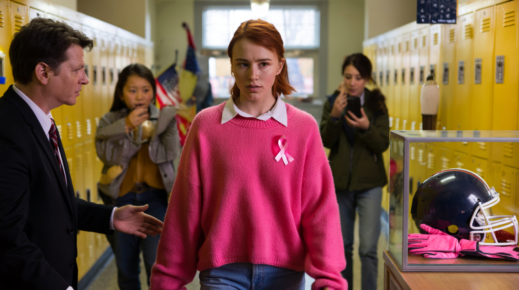 polémique pull rose États-Unis