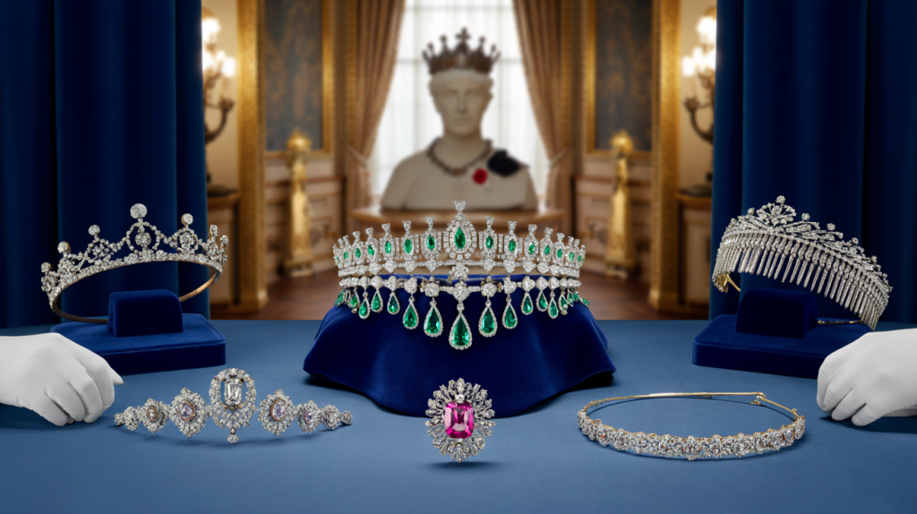 reine Elizabeth II bijoux
