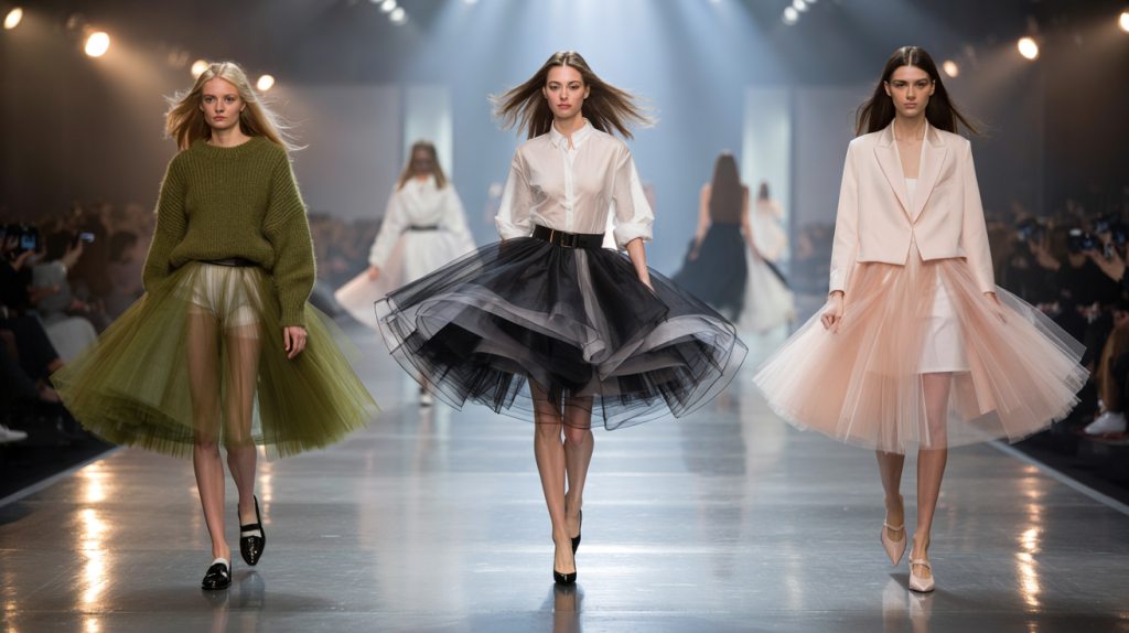 retour de la jupe ballerine sur les podiums