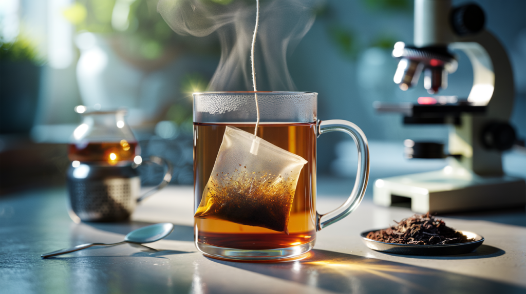 risques pour la santé sachets de thé plastique