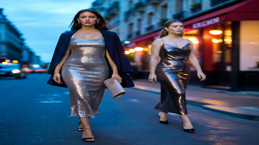 robe à sequins tendance