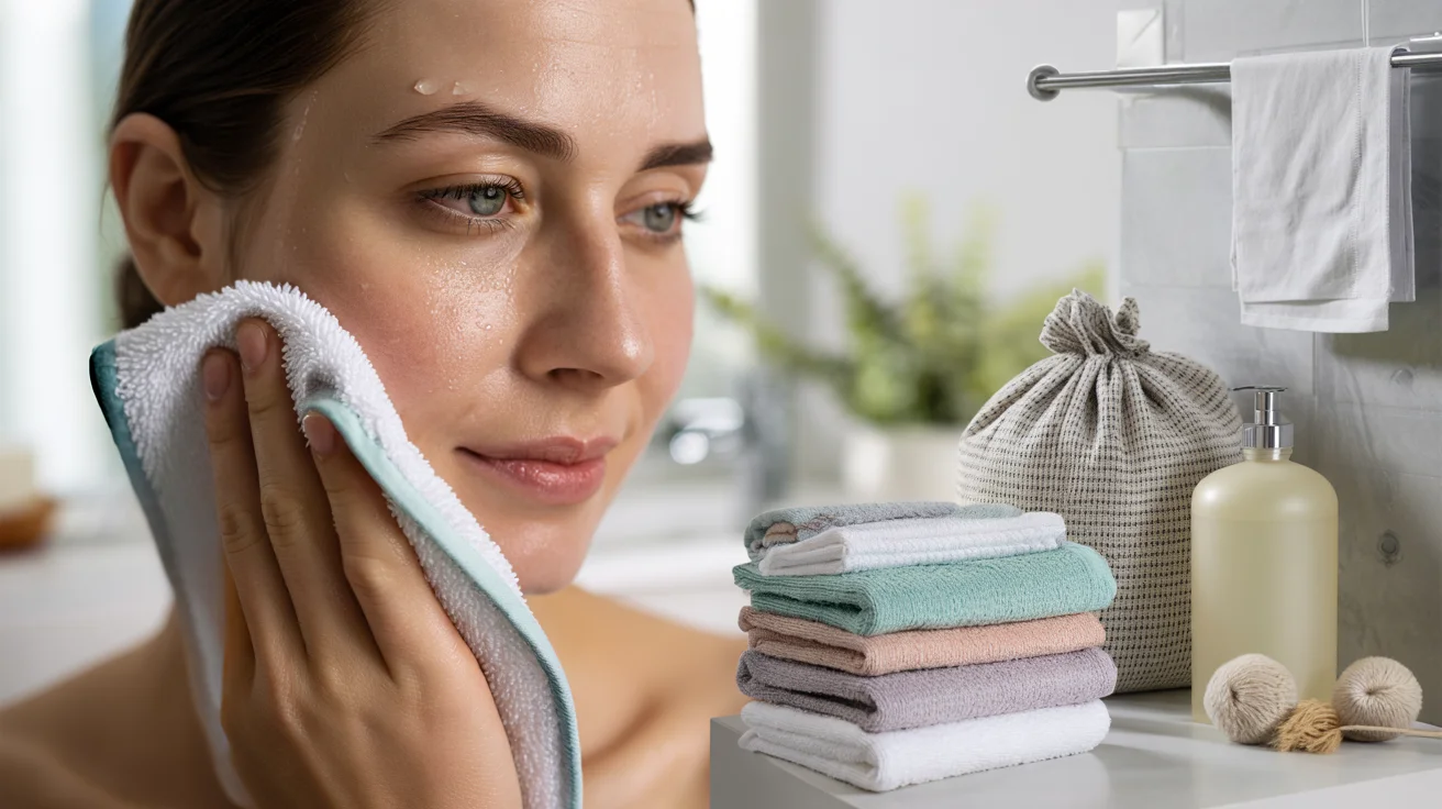 serviette visage microfibre skincare