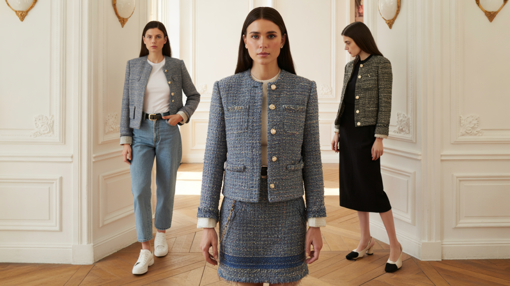 tailleur Chanel femme