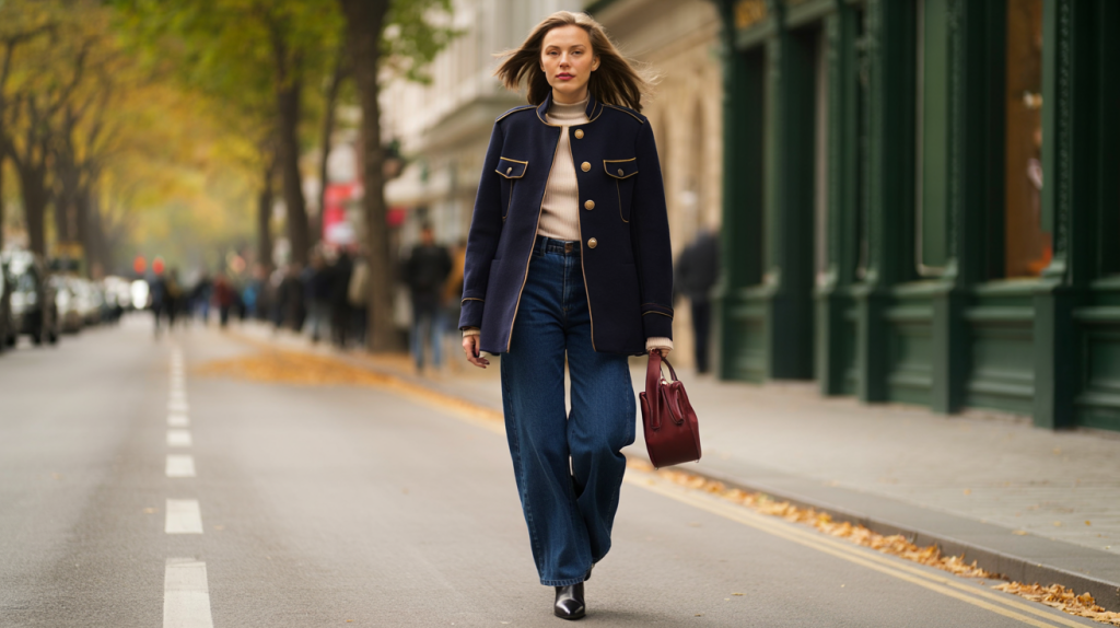 tendance mode automne veste officier