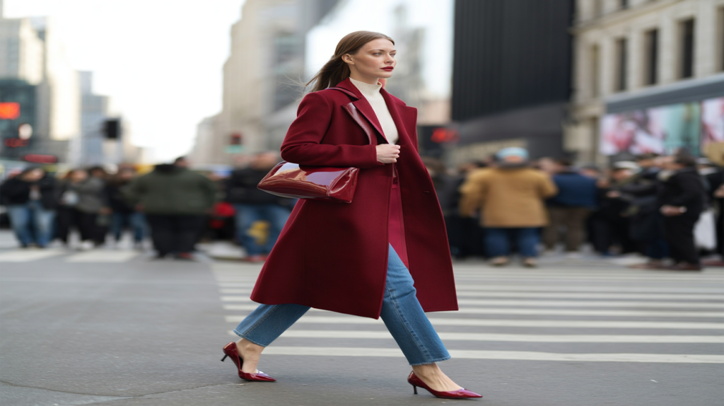 tendance rouge cerise mode 2025