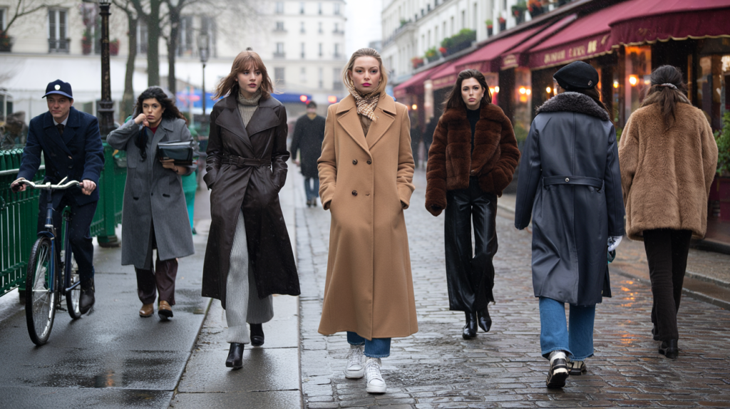 tendances manteaux Paris hiver