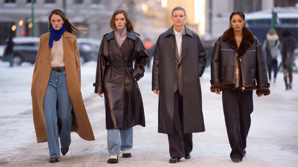 tendances vestes et manteaux hiver 2025