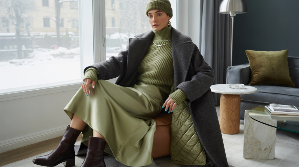 vert pistache tendance hiver 2026