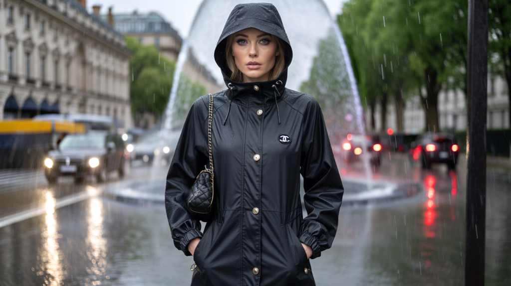veste Chanel pluie