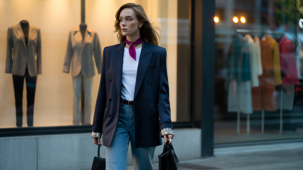 veste Zara années 80 femme