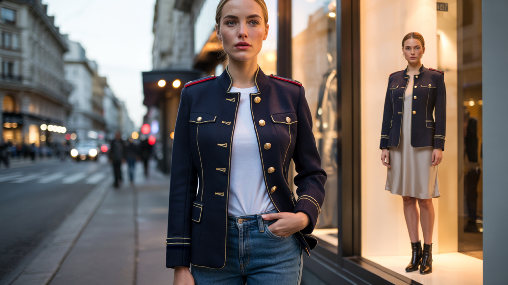 veste officier femme