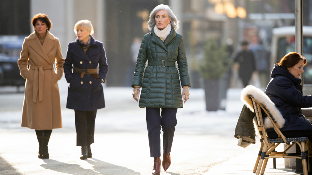 veste tendance hiver femme 50 ans