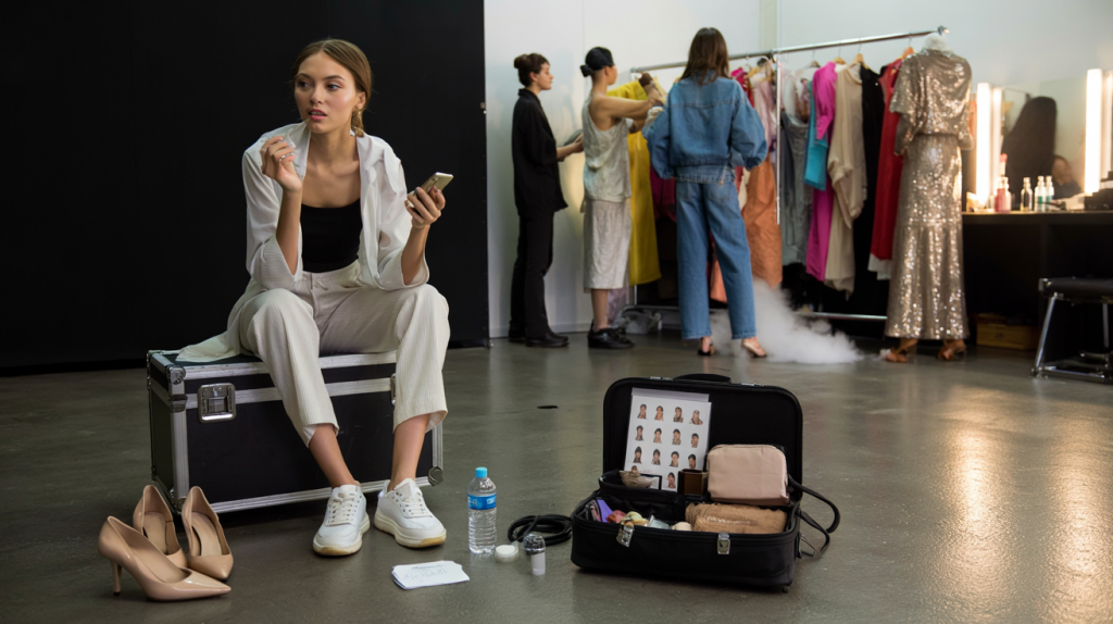 vie quotidienne des mannequins