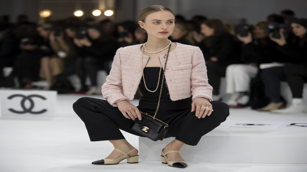 Angèle défilé Chanel