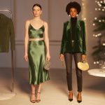 Comment porter le vert sapin pour un look de fête