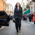 Demi Moore Milan Fashion Week