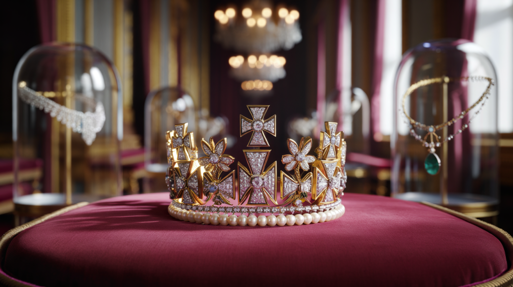 Diadème symbolique de la famille royale britannique