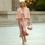 Gwyneth Paltrow total look rose