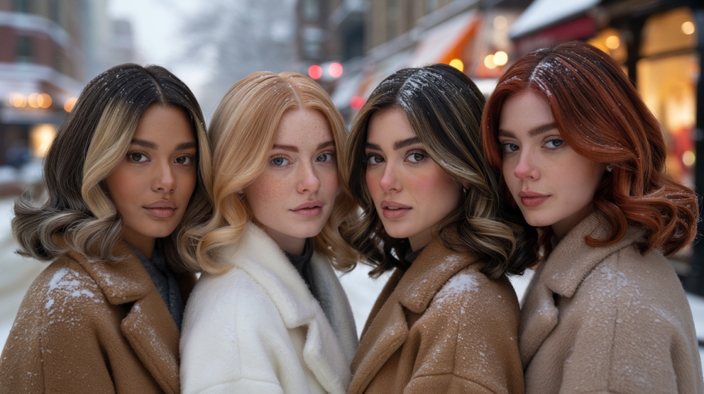 Idées de teintes de cheveux pour l’hiver