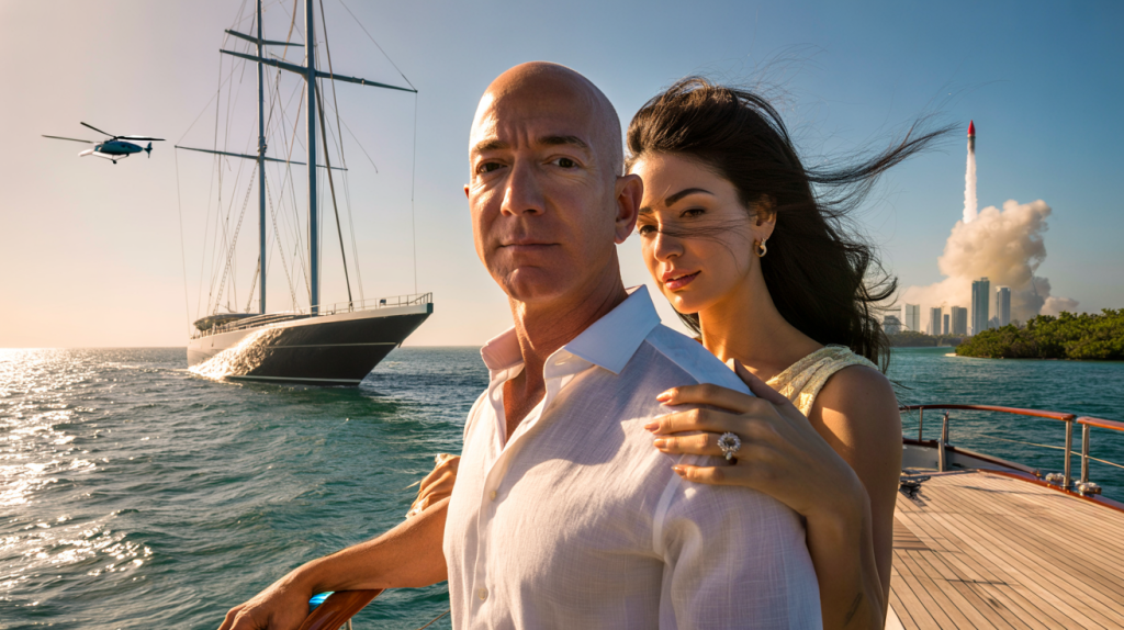 Jeff Bezos et Lauren Sánchez couple