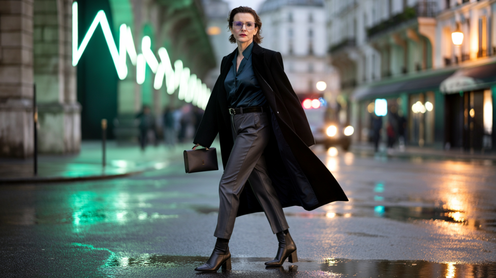 Juliette Binoche look Matrix