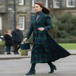 Kate Middleton manteau tartan