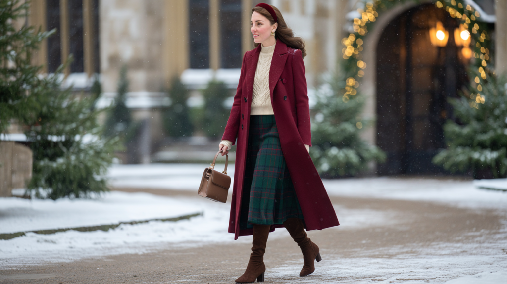 Kate Middleton tenues de Noël Ralph Lauren