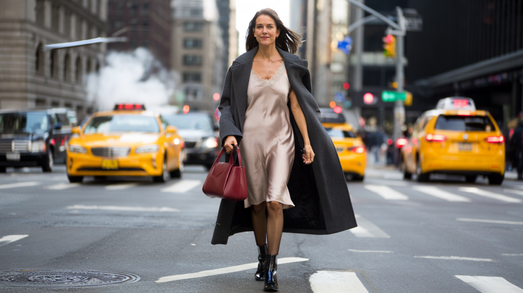 Katie Holmes lingerie New York