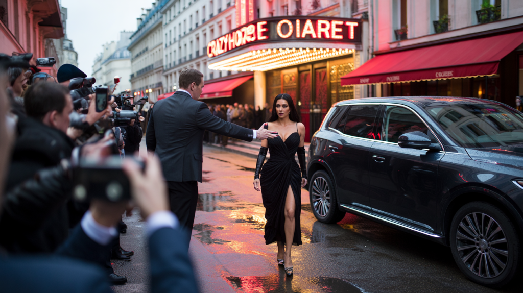 Kim Kardashian au Crazy Horse vidéo