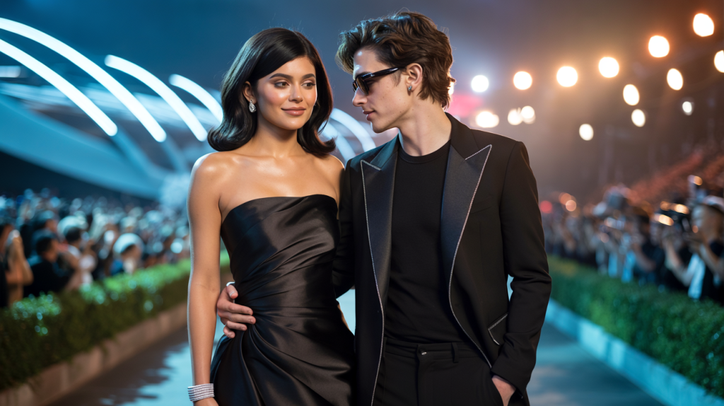 Kylie Jenner Timothée Chalamet tenues assorties