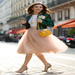 Lily Collins look Carrie Bradshaw