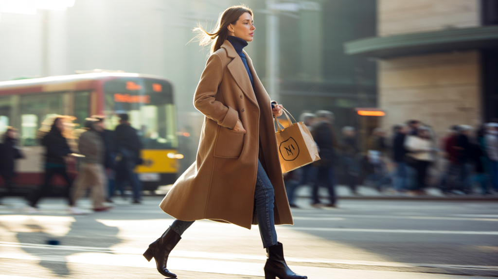 Manteau long chaud femme Mango