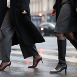 Rachida Dati chaussures hiver