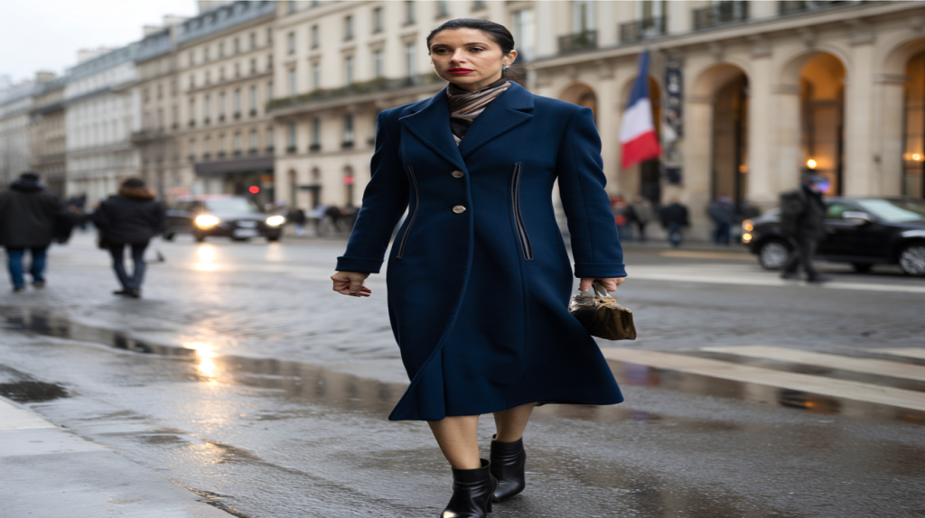 Rachida Dati manteau hiver