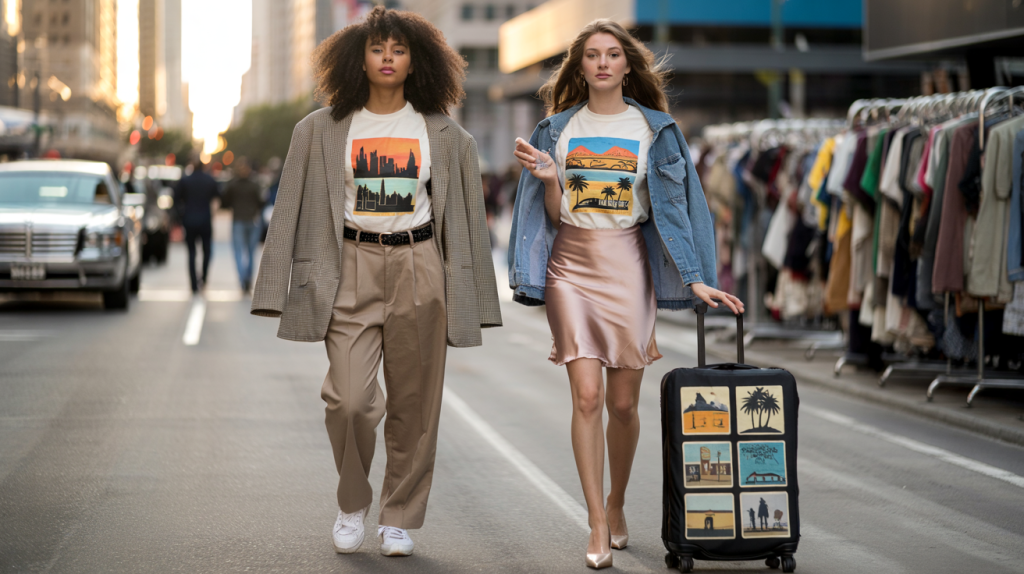 Retour du t-shirt souvenir mode