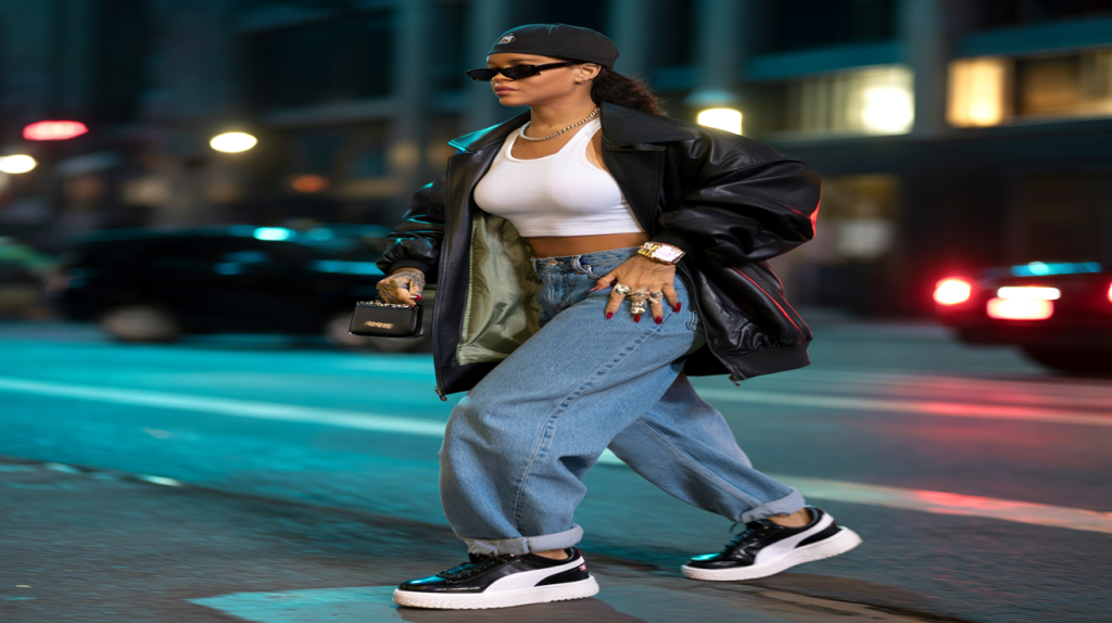 Rihanna look streetwear