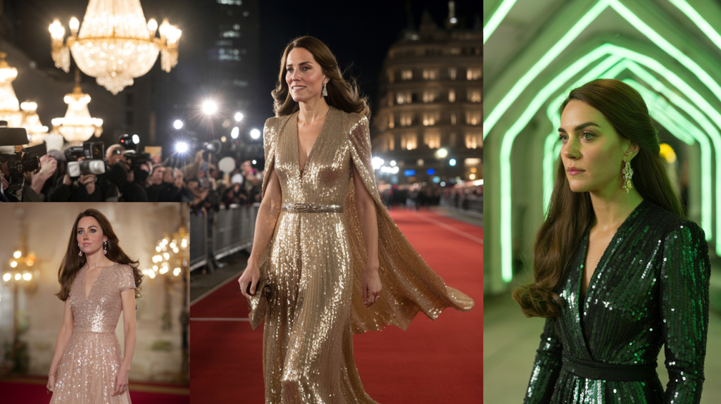 Robe à sequins de Kate Middleton