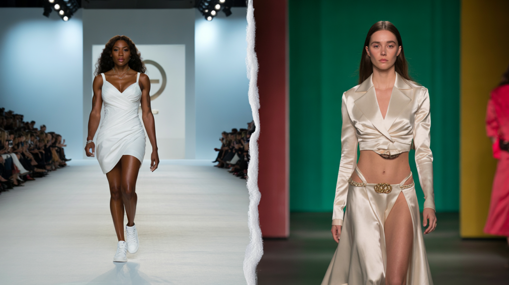 Serena Williams défilé Gucci string