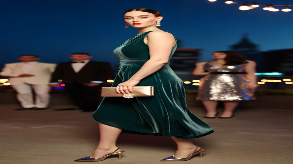 Tenue de fête glamour femme