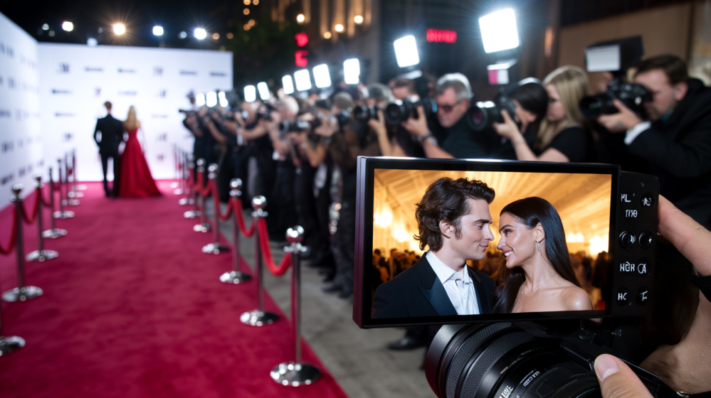 Timothée Chalamet Kylie Jenner tapis rouge photos