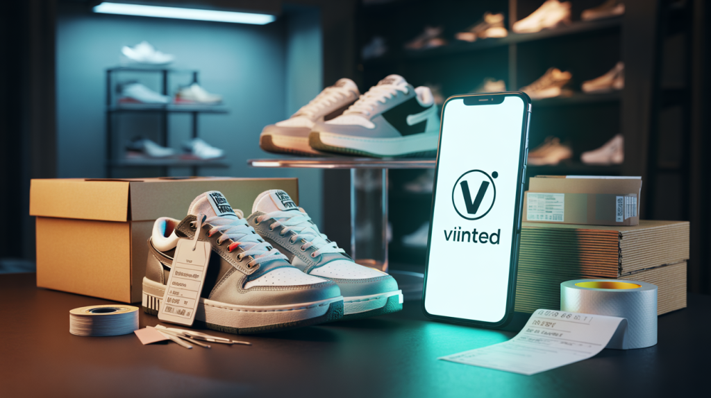 Vinted revente chaussures prix doublé