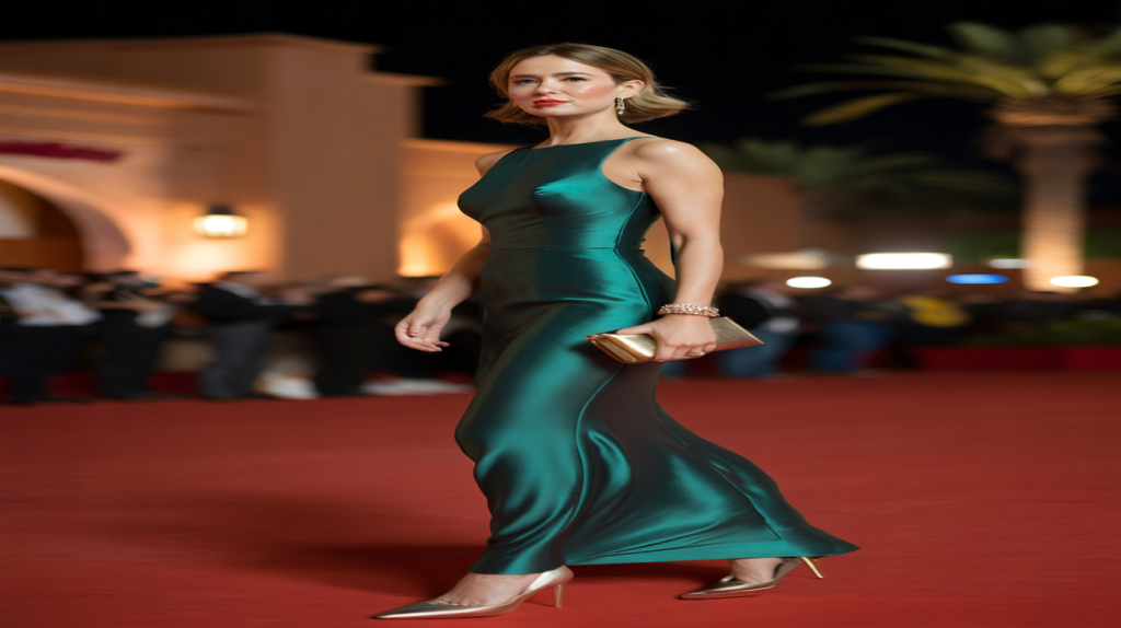 Virginie Efira robe de gala Marrakech