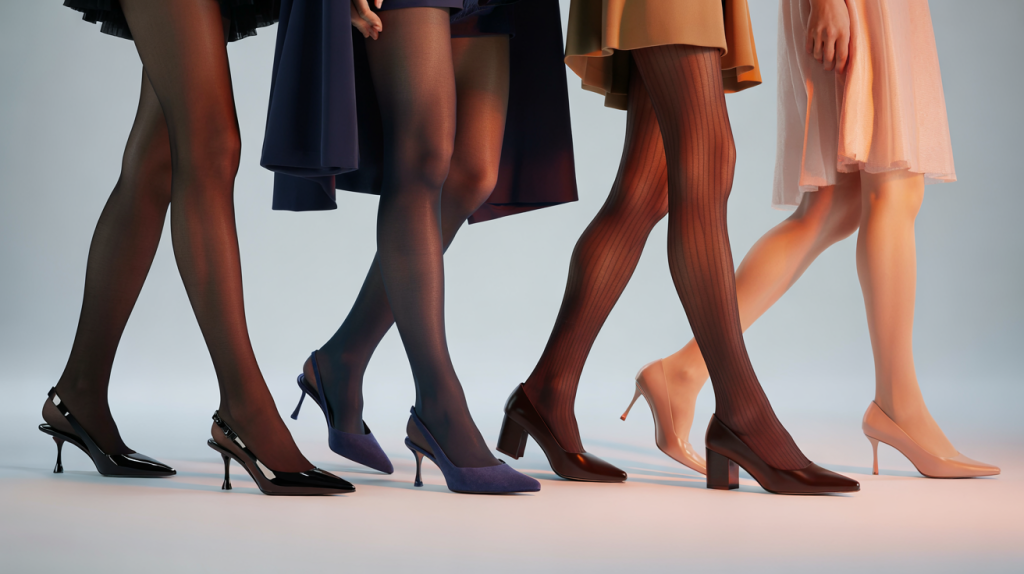 bas et escarpins assortis